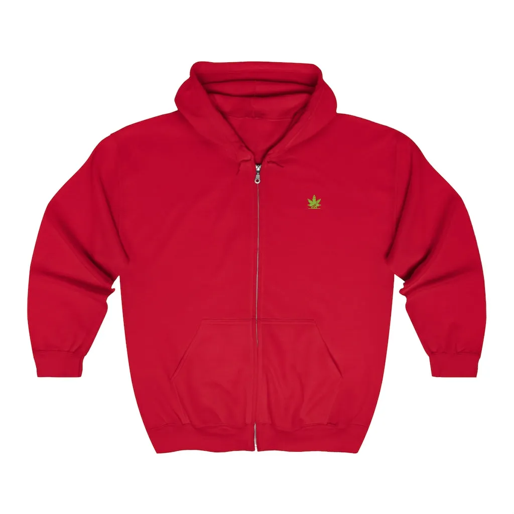 Cannafit Unisex Zip Up Hoodie