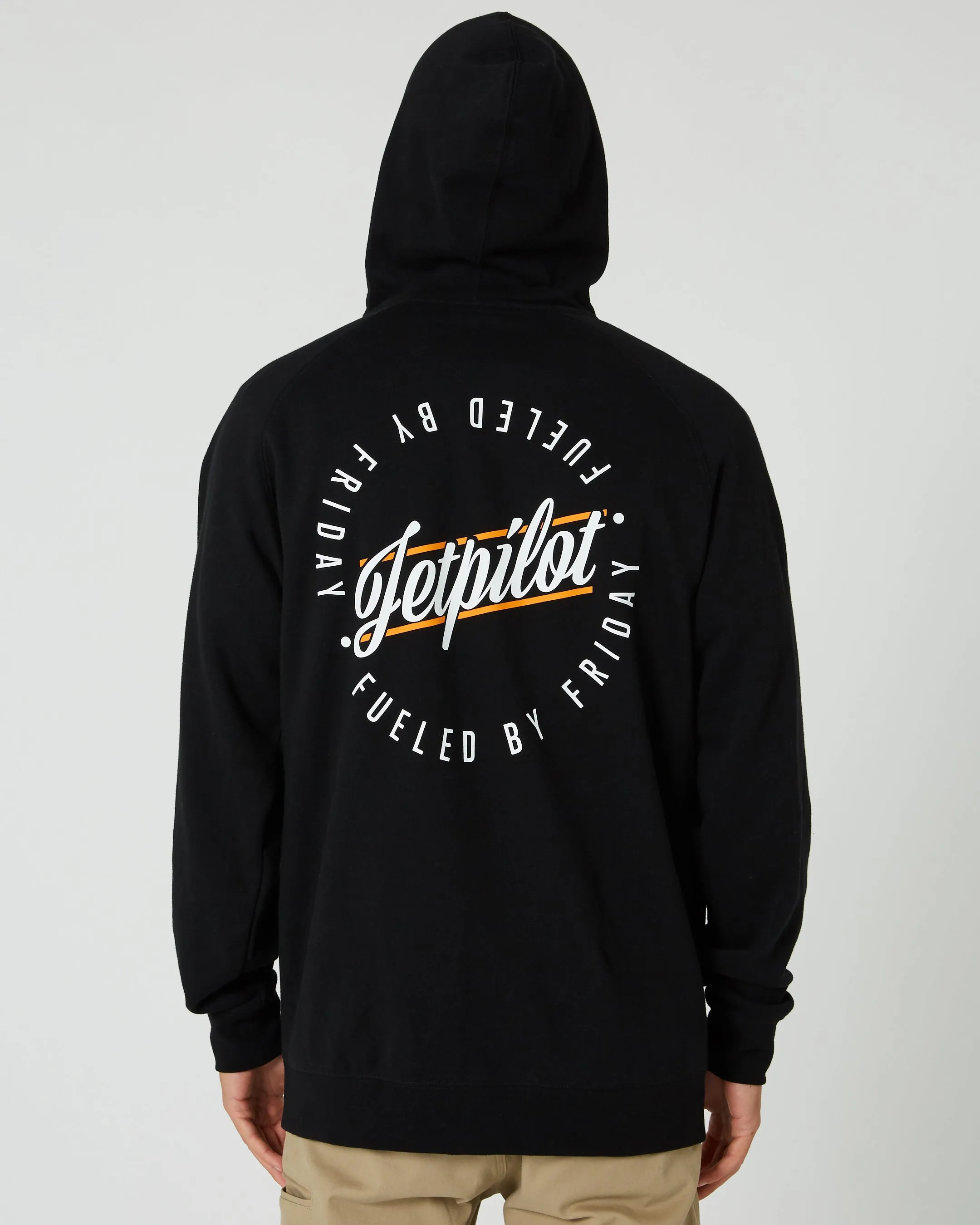 Jetpilot Friday Mens Zip-Up Hoodie - Black