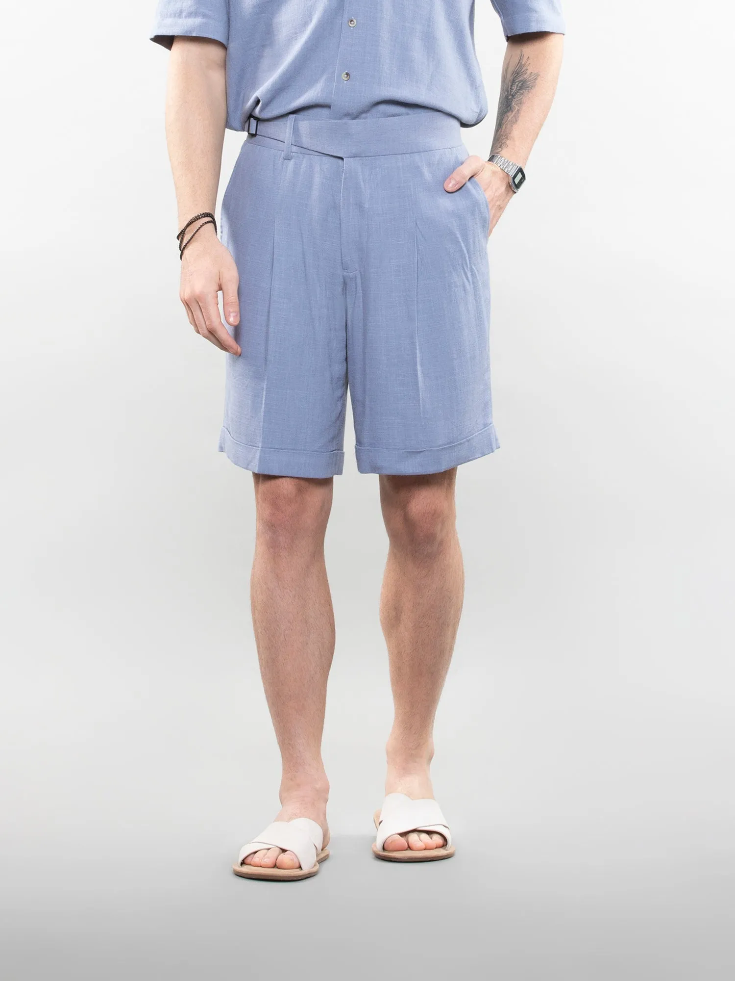 Linen shorts