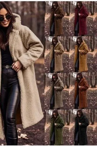 Long woolen coat